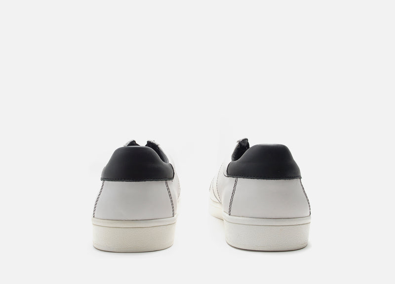 White Leather Casual Shoe