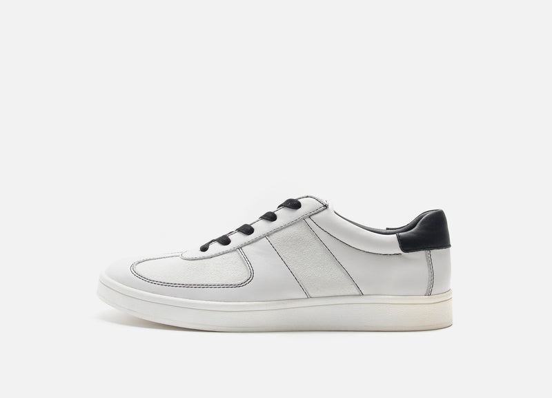 White Leather Casual Shoe